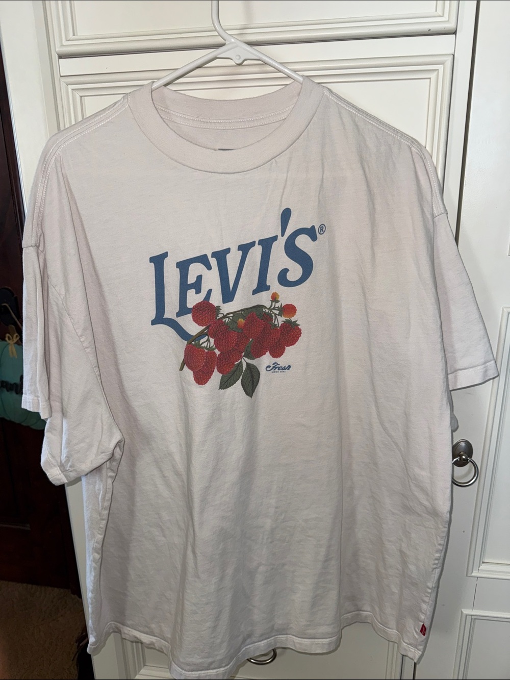 Levi's White Raspberries Tee L